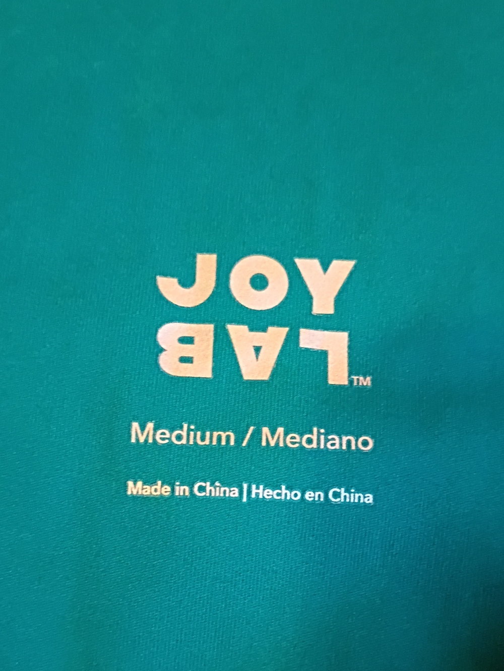 JoyLab High-Waist Leggings with Side Pockets - Teal - Picture 2 of 7